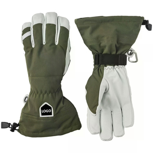 Gants en cuir avec logo personnalisé |   Technologie de refroidissement à séchage rapide haute performance |   Qualité d'exportation supérieure - Product Image 1