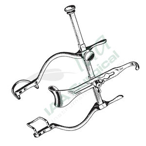 Retractor Abdominal Manual Balfour Autorretenible de Acero Inoxidable, Instrumento Quirúrgico Reutilizable y Ajustable para una Amplia Exposición - Product Image 6