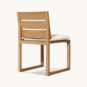 Premium Teak Wood Dining <b>Chair</b> Handmade Solid Wood <b>Restaurant</b> <b>Chair</b> Modern Natural Design Furniture Manufacturer Indonesia - Product Image 3