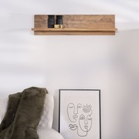 Étagère murale Vandana Urban Edge en acacia Baltik 100 cm