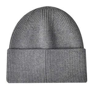 Bonnet d'hiver en jacquard à motif, en coton et élasthanne, couleur unie, tricoté avec logo personnalisé, pour la plage, unisexe - Product Image 1