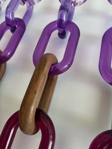 PRODUCTS HANDMADE QUALITY UNIQUE DESIGN RESIN LINK CHAIN <b>Wall</b> Decore Chain Resin item Room Decorative Most Adorable Items by - Product Image 6