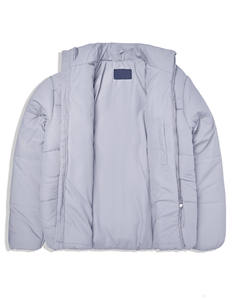 Chaqueta Acolchada Extra Grande con Cierre para Hombre, de Primera Calidad, Sólida, para Invierno, Cálida, Personalizada, Impermeable, de Plumón de Alta Calidad - Product Image 4