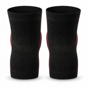 Genouillères en tissu extensible avec protection intégrée, ajustement confortable, construction respirante, anti-humidité - Product Image 2