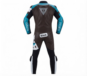 Combinaison de moto en cuir sur mesure de qualité supérieure MotoCP Racing 1 pièce, équipement de conduite avec bosse niveau 2 CE, fabriquée sur mesure - Product Image 2