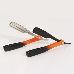 Navaja de Afeitar Desechable de Acero Inoxidable con Hoja Única y Mango de Plástico Recubierto de Platino para Uso en Salón y Cuidado Personal - Product Image 5