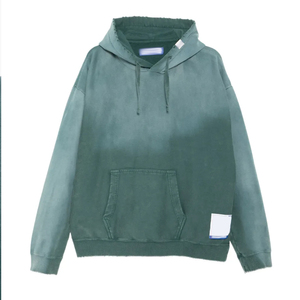 Sweat à capuche délavé et vieilli pour homme, coupe ample, style décontracté, idéal pour le quotidien - Product Image 4