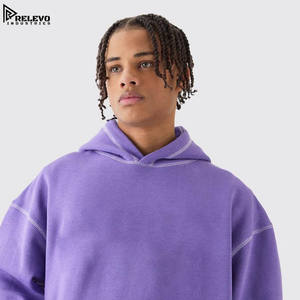 Conjunto Deportivo de Invierno Ecológico, 100% Algodón, 2 Piezas, Talla Grande, Sudadera con Capucha y Pantalones de Chándal de Secado Rápido, Color Sólido - Product Image 5