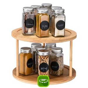 ชั้นวางเครื่องเทศไม้มะม่วงเพ้นท์ลายด้วยมือ |   ลายแมนดาลาแบบโบฮีเมียนขายส่ง - Product Image 1