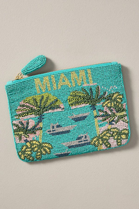 Porte-monnaie unisexe perlé 'Que les bons moments continuent' avec perles et diamants, idéal pour mariage, par AFZA ENTERPRISES - Product Image 2