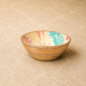 Tazón de Madera Premium para Servir Chips y Salsas, Plato para Aperitivos de Doble Uso, Apto para Alimentos, Moderno, para Cocina - Product Image 2