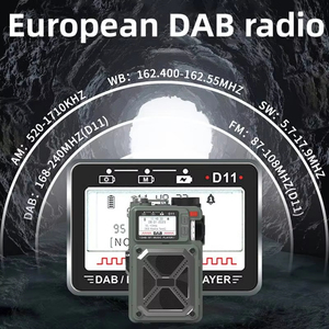 วิทยุพกพาฉุกเฉิน DAB แบบกำหนดเองจากโรงงาน ใช้พลังงานแสงอาทิตย์ พร้อมมือหมุน FM AM SW WB เข็มทิศ SOS หน้าจอ LCD สำหรับใช้งานกลางแจ้ง บ้าน และการเดินทาง - Product Image 5