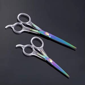 Morje Surgical Stainless Steel Hair Scissors Sharp Blade <b>Long</b> <b>Handle</b> Right Handed Barber <b>Shears</b> for Haircutting - Product Image 6