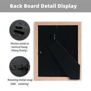 R-<b>Frame</b> 5" 6" 7" 8" 10" Wooden <b>Frame</b> <b>Wall</b> Decor Tabletop Display 4x6 5x7 6x8 8x10 Wood Photo <b>Frame</b> - Product Image 5