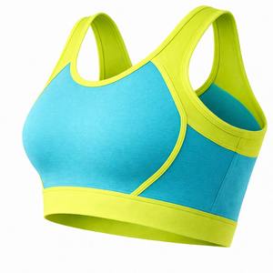 Nuevo Sujetador Deportivo para Mujer, Sin Costuras, Acanalado, Transpirable, de Spandex/Poliéster, Soporte Medio, para Gimnasio, Yoga, Ejercicio, Fitness, de Fábrica - Product Image 3