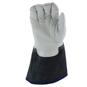 Gants de soudage en cuir de mouton pour hommes, approvisionnement en gros, gants de sécurité industriels robustes, gants mécaniques pour soudage TIG, surface lisse - Product Image 5
