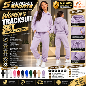 ODM Ropa Deportiva de Gimnasio Personalizada de Alta Calidad para Mujer, Conjuntos Deportivos de Forro Polar, Ropa Deportiva de Invierno, Ropa Deportiva Urbana con Logotipo Frontal SENSEL SPORTS 100% - Product Image 1