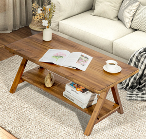 Table basse en bois au design moderne, décorative, essentielle pour le salon et la salle à manger, à prix de gros - Product Image 1