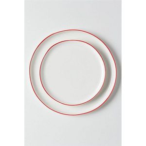 Platos Base Redondos Esmaltados Hechos a Mano, Vajilla Moderna, Platos Decorativos, Bandeja de Servicio de Metal para Decoración de Bodas y Hoteles - Product Image 3