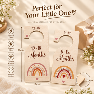 Ensemble de disques et de supports en bois écologiques personnalisés imprimés UV pour photos de bébé, de la naissance à 24 mois, accessoires photo mensuels - Product Image 1