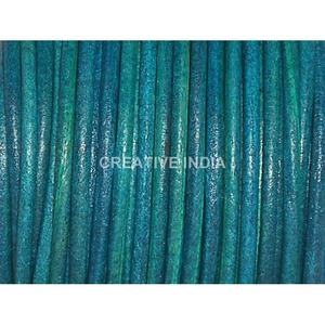 Bracelet et collier en cordon de cuir rond personnalisable de 1mm pour bijoux et composants Tailles 1mm à 8mm - Product Image 2