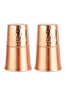 Copper Water Glass Supplier Ayurvedic Drinking Cup Bulk Export Metal <b>Drinkware</b> - Product Image 6