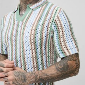 Uniforme Empresarial de Alta Calidad, Camiseta Polo de Hombre de Poliéster y Algodón de 200 g/m², Camiseta Polo Personalizada con Logotipo Bordado para Hombre, Camisetas Polo de Golf - Product Image 3