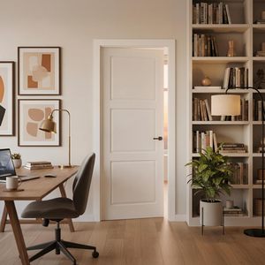 Puertas Interiores Precolgadas Modernas de WPC, Puerta Compuesta de Madera para Hogar, Baño, Dormitorio, Sala de Estar, Cocina, Hotel - Product Image 4