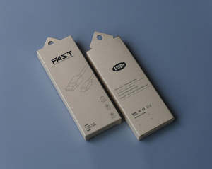 Caja de Papel Personalizada para Productos Electrónicos, Caja de Empaque para Cable de Datos USB y Cable de Carga Rápida - Product Image 2