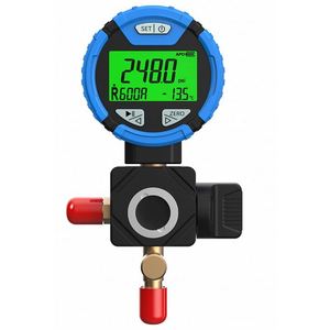 ชุดเกจวัดแรงดันน้ำยาแอร์ RVG-10B สำหรับเครื่องปรับอากาศ HVAC พร้อมสายชาร์จและอุปกรณ์จัดเก็บ - Product Image 3