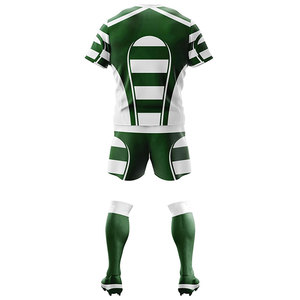 Uniforme de Rugby Deportivo para Hombre Dry Fit, 100% Poliéster, Conjuntos de Uniformes para Equipos de Rugby, Sublimación Impresa, Logotipo Personalizable - Product Image 2
