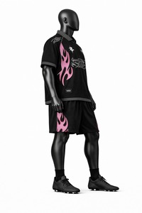 Ensemble de maillot et short de football américain de qualité supérieure, vêtements de sport respirants, 100% polyester, maillot et short de football américain - Product Image 4