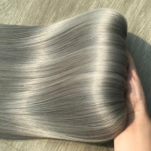 Paquet de cheveux bruts vietnamiens os droit en gros de haute qualité 100% Super qualité au prix pour la couleur grise - Product Image 1