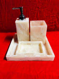 Juego de Baño de Resina Epoxi de Calidad Premium de 4 Piezas para el Hogar: Dispensador de Jabón, Portacepillos de Dientes, Bandeja de Vanidad a un Precio Accesible - Product Image 3