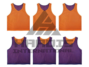 Reversible Team Sports Soccer Double Sided Practice <b>Bibs</b> for Women Vest With Numbers <b>Training</b> - Product Image 3