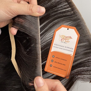Extensiones de cabello humano 100% de alta calidad, cabello vietnamita recto sedoso, máquina de cinta Invisible de Color Natural # 1B, trama Doble - Product Image 4