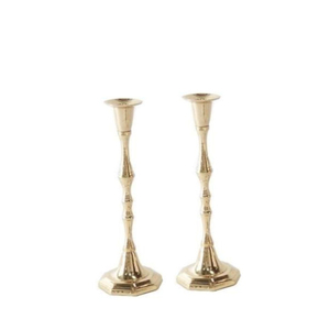 Antique Gold Finish Metal Taper Candle Holders Modern Style Solid <b>Brass</b> <b>Candlestick</b> Holders For Home Decor And Wedding Use - Product Image 1