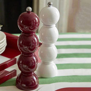 เครื่องบดเครื่องเทศทรงกลมซ้อนกันแบบสถาปัตยกรรม, เครื่องบดไม้แบบหลายชั้นที่มีลักษณะศิลปะสำหรับเครื่องใช้บนโต๊ะอาหารสมัยใหม่ - Product Image 2