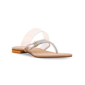 Sandales à talons dorées FN0686 Chappal élégant et fantaisie - Product Image 2