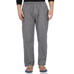 Pantalon de nuit confortable pour homme, motif à carreaux, bas de pyjama léger à taille élastique, pantalon de détente, approvisionnement en gros, qualité professionnelle - Product Image 1