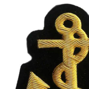 Badges brodés à la main en fil de bullion, design haut de gamme, avec épingle de sûreté - Badges de blazer personnalisés de haute qualité 2026 - Product Image 2