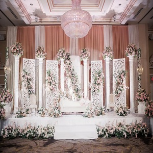Panel Decorativo para Recepción con Tema Floral Moonlight, Impresionante Estilo Canadiense Moderno de Fibra, Nueva Llegada - Product Image 5