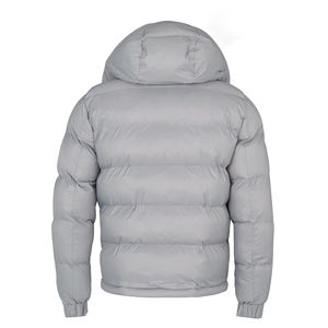 2026 Latest Design Wholesale Custom Logo Men's Winter <b>Fleece</b> Jacket with Stand Collar and Front Logo Windproof Breathable Thick - Product Image 3