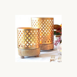 Porte-bougie en métal de qualité supérieure, élégant, nouvelle arrivée, design personnalisé, support décoratif pour bougie, fabricant en gros - Product Image 2