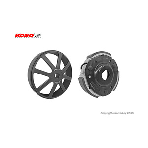 Kit d'embrayage KOSO de haute qualité pour scooter Yamaha BWS125 NMAX AEROX FORCE 2.0, avec volant d'inertie et plateau d'embrayage en aluminium - Product Image 1