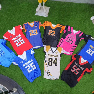Custom Latest Design American Football <b>Jersey</b> Practice Pant Uniforms <b>Women</b> Digital Printing <b>Shorts</b> OEM Customized Solid Hooded - Product Image 1