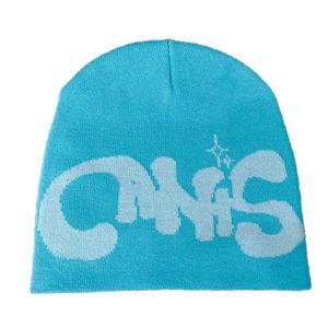 Rod Beanie Hat Jacquard Knit Acrylic <b>Winter</b> <b>Cap</b> Unisex Street Style Letter Pattern 56-58CM Adult Casual Wear - Product Image 6