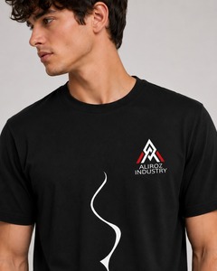 T-shirt pour homme de haute qualité, 100% coton, respirant, léger, décontracté, à manches courtes, streetwear, t-shirts personnalisés avec logo - Product Image 6