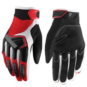 Gants de moto respirants en PU à doigts entiers, légers, anti-chute, avec écran tactile, pour la course, le cyclisme et les sports - Product Image 3