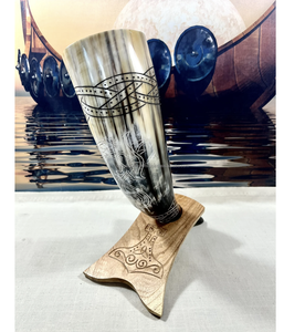 Cuerno Vikingo para Beber, Pulido, de Primera Calidad, Ecológico, Hecho a Mano, para el Hogar o Restaurantes - Product Image 1